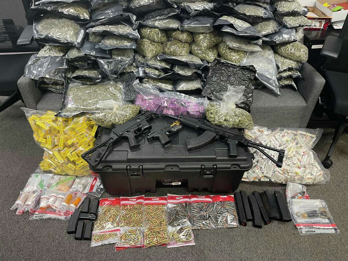 Deputies seized all this after stopping the stolen Lamborghini. 