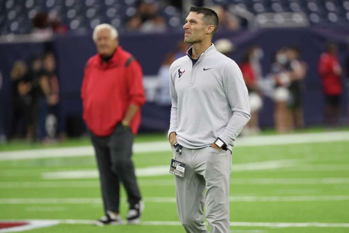 When Texans GM Nick Caserio looks to the team’s future, it’s about the process first and foremost.