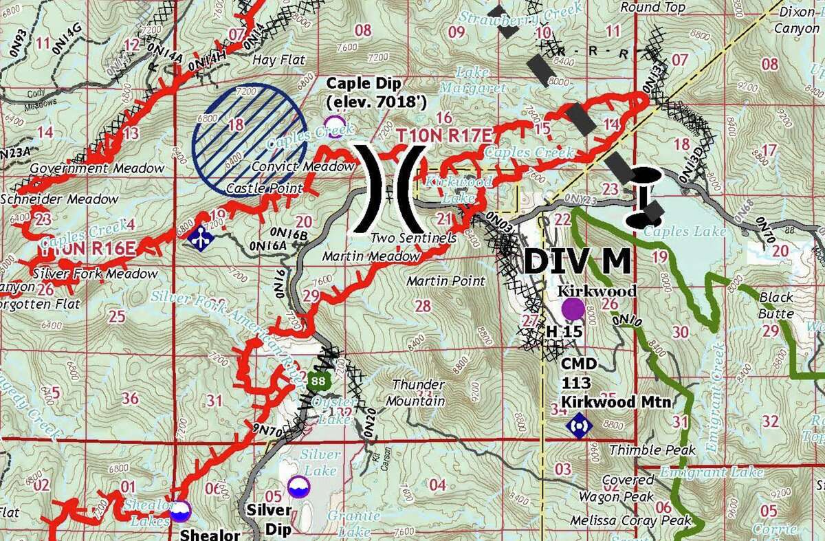 New Caldor Fire Map Shows How Close Blaze Is To South Lake Tahoe   1200x0 