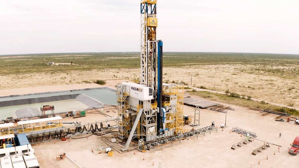 Nabors Industries has unveiled its PACE R801 fully automated drilling rig, being tested in Midland County.
