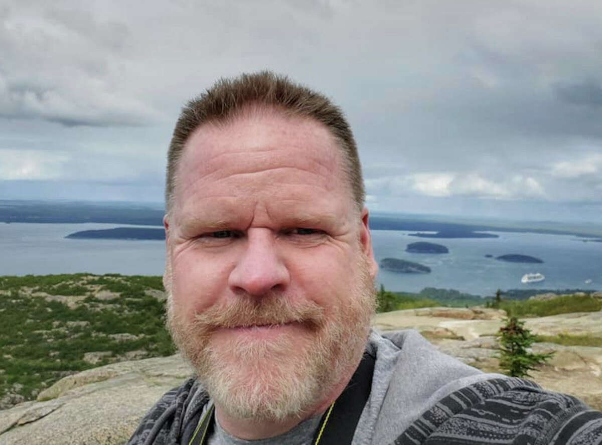 Frank Tatum, on vacation in 2019. He is now 51, seven years younger than his mother, Diane "Dani" Moore Parsons, was when she died in the World Trade Center on 9/11. Tatum still works for the state Department of Taxation and Finance, as did his mother.