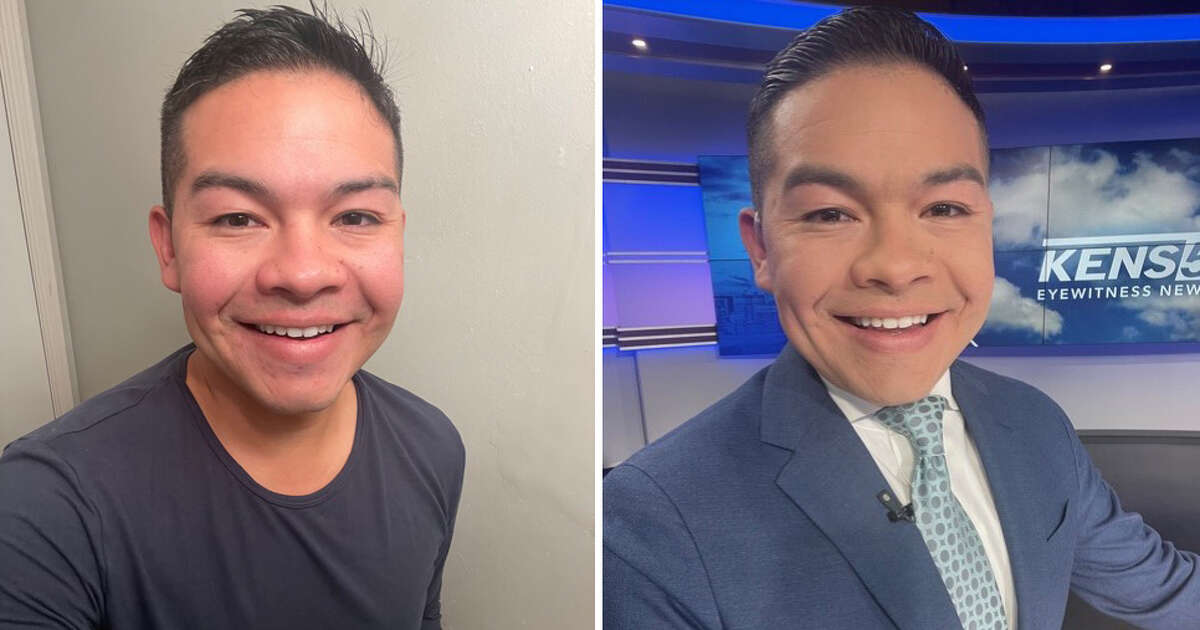 KENS 5 anchor Henry Ramos: I've been in this business 10 years. Luckily, I had a friend who was a makeup artist that taught me how to do it and I've also have worked with a consultant. I am pretty quick now at putting makeup on. I think overall it takes me about 15 minutes to get it done.