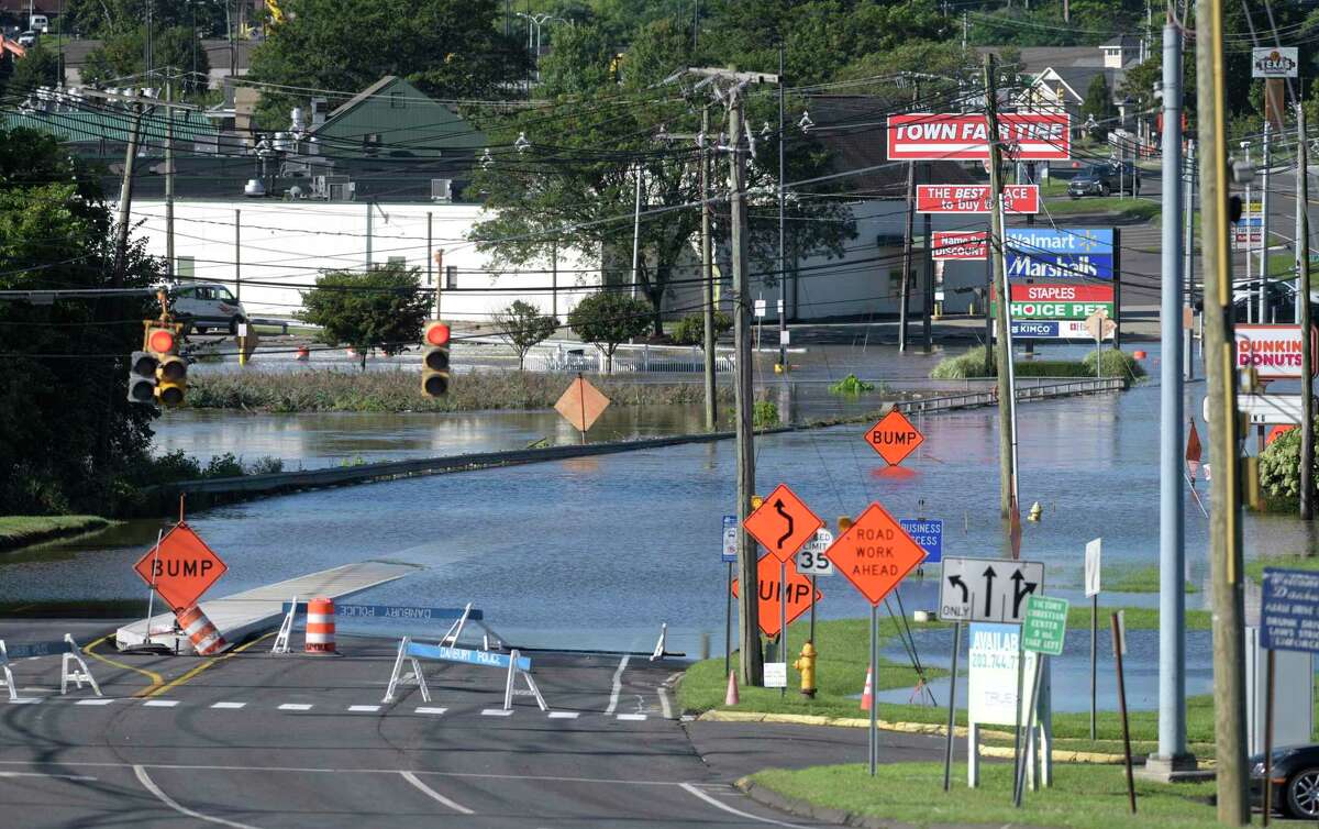 Danbury streets flooded, people without power after Ida slams area