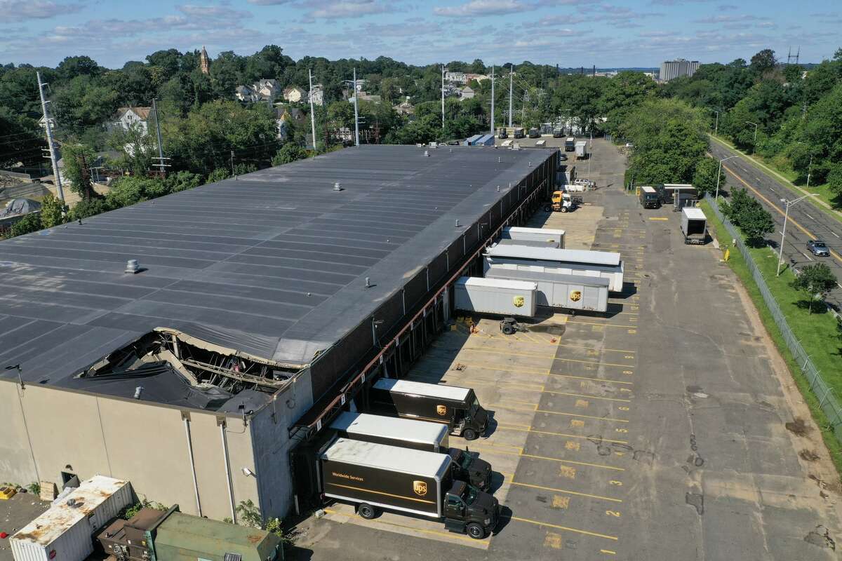 Norwalk UPS facility's roof collapses during height of Ida, official says