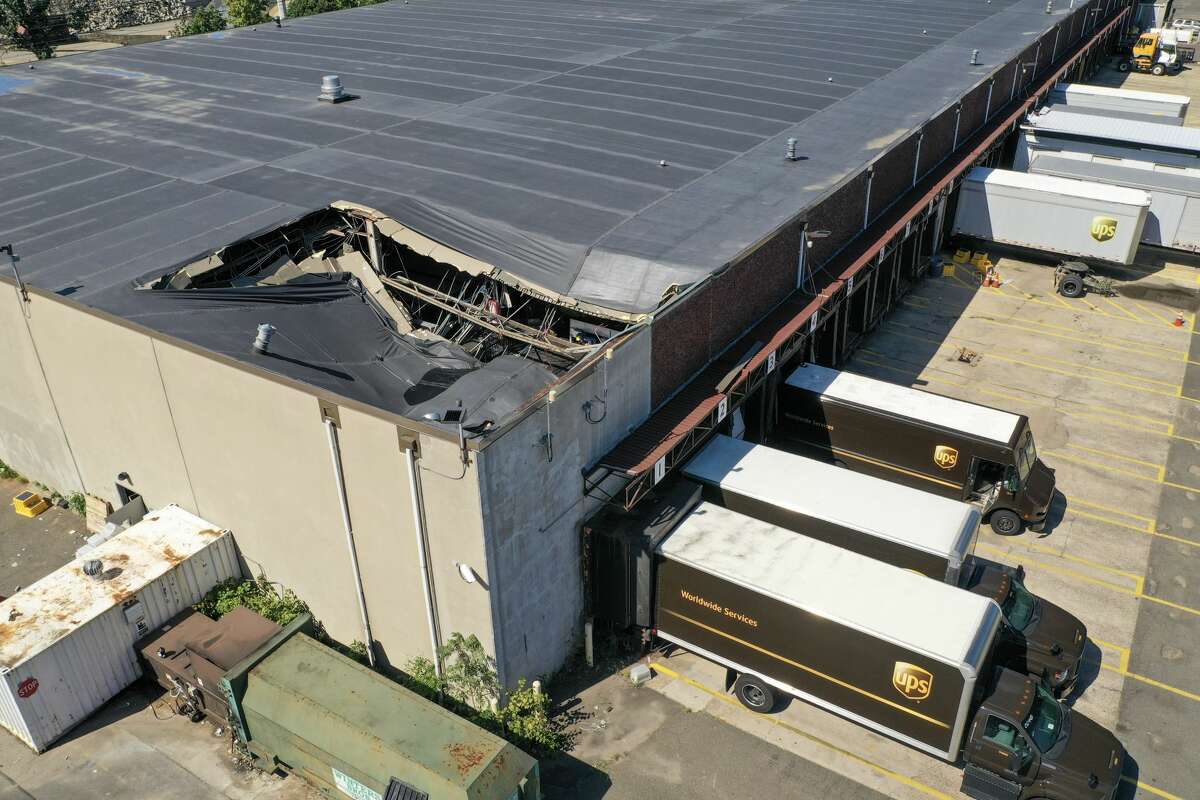 Norwalk UPS facility’s roof collapses during height of Ida, official says