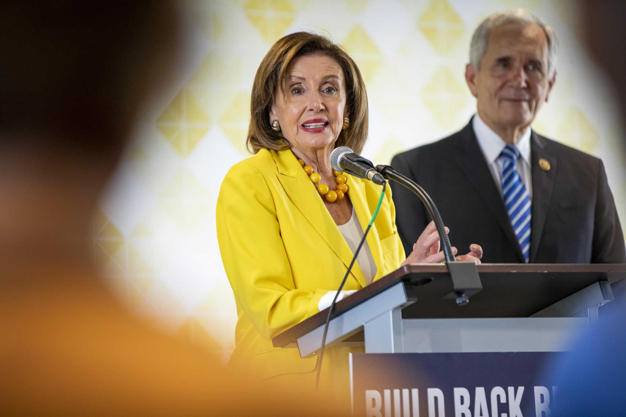 In Austin, House Speaker Nancy Pelosi says women’s health bill will