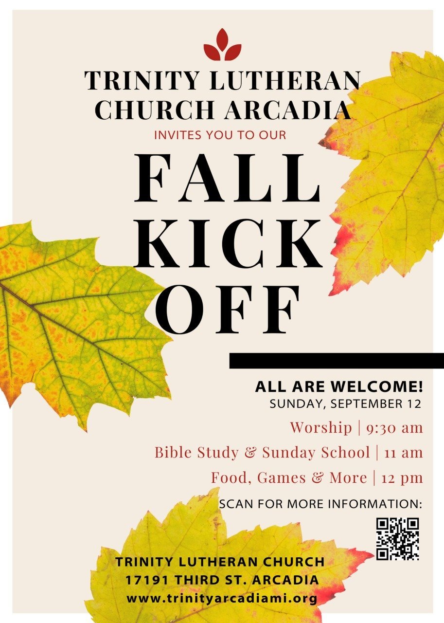 Fall Kick Off event coming to Arcadia church on Sept. 12