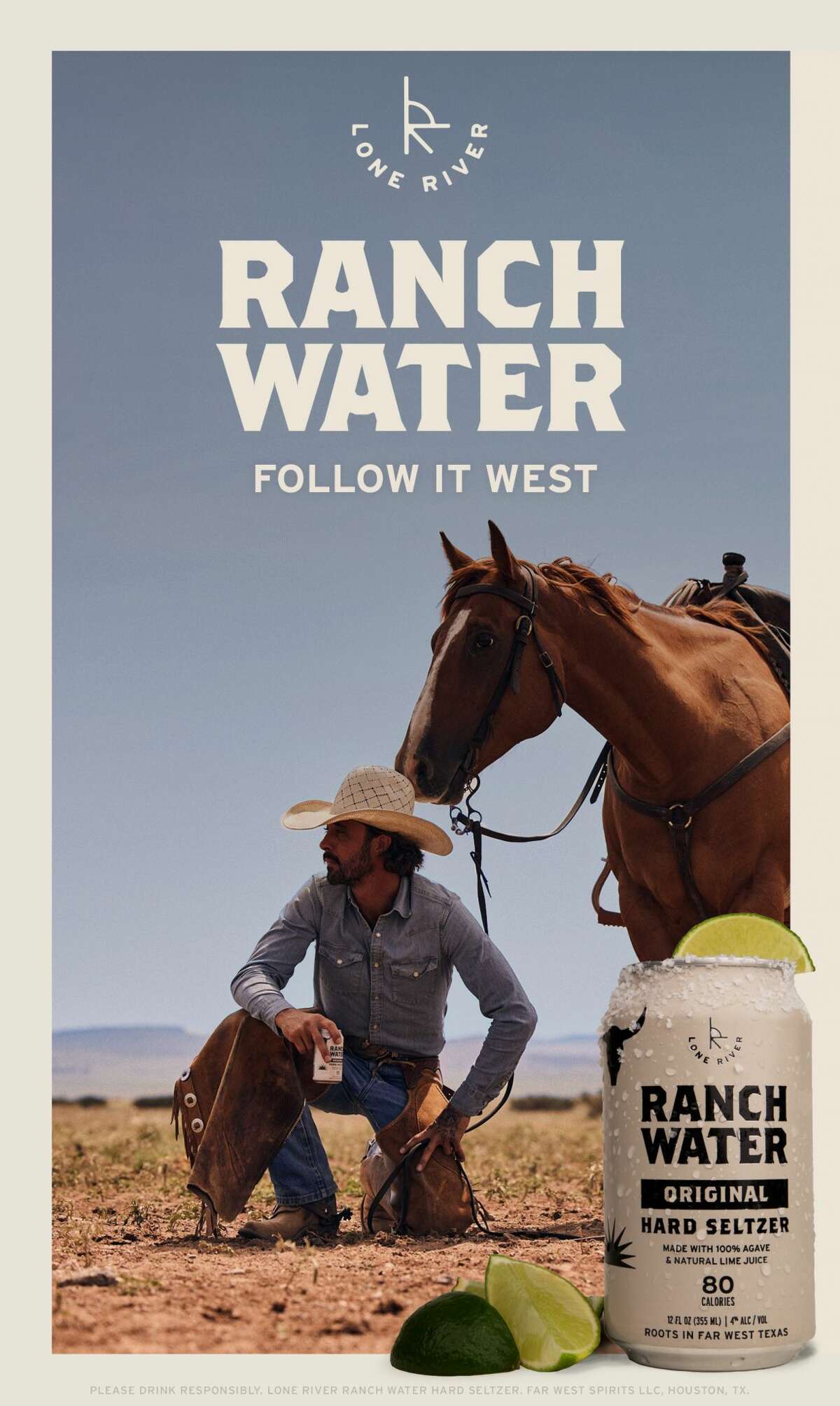 Lone River Ranch Water debuts 'Follow It West' campaign starring Ryan