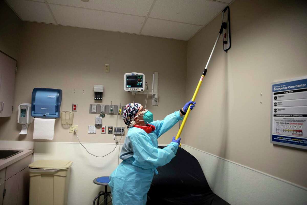Winters must sanitize every inch of a hospital room after COVID-19 patients leave.