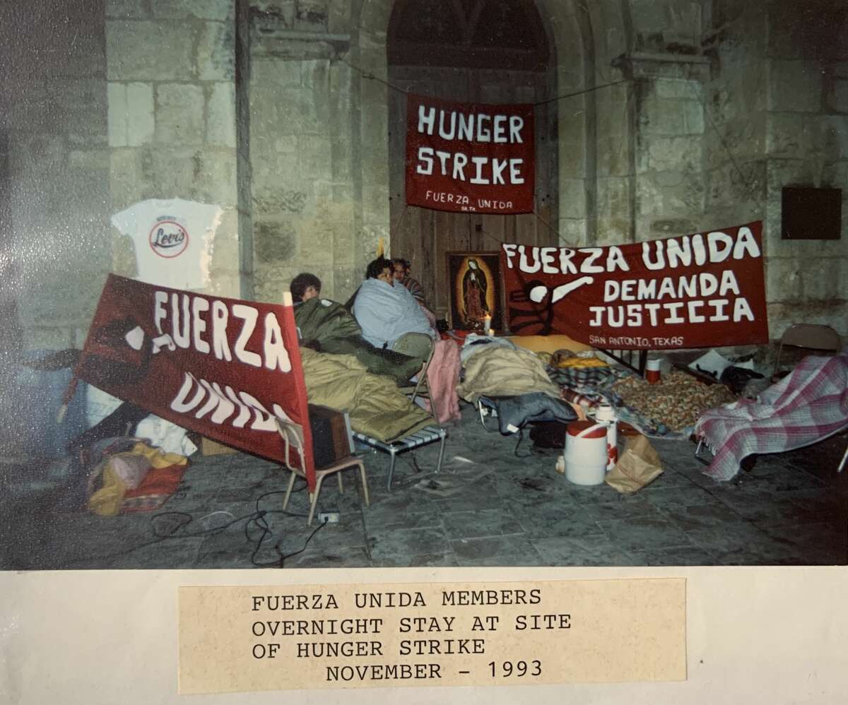 Huelga de hambre de las Fuerzas Unidas en San Antonio, Texas. 
