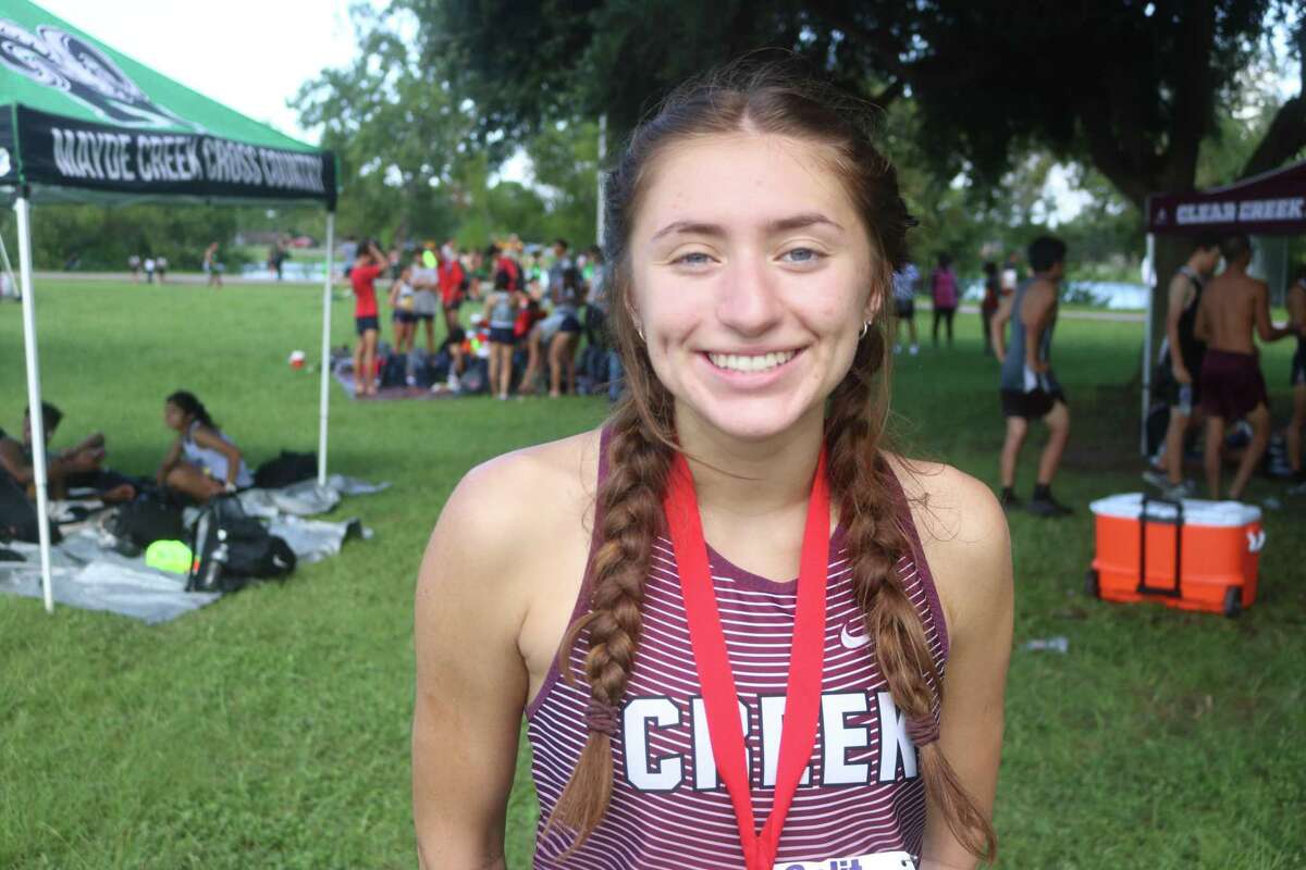 Clear Creek's Savannah Lopez captured first place at the Charlie Goehring Invitational Friday morning with a 19:42.16 effort.