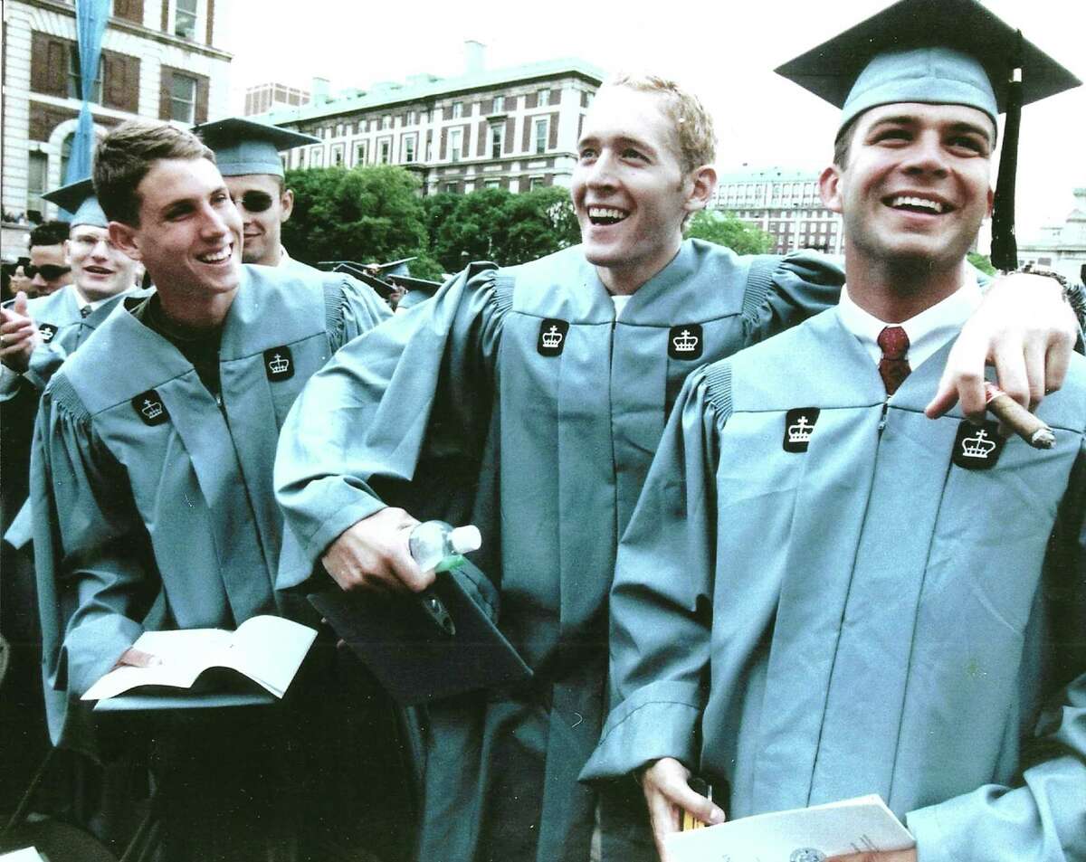 Tyler Ugolyn, right, graduated from Columbia University in 2001. Shortly after he was asked to join Fred Alger Managment, an investment firm that had offices on the 93rd floor of the north tower in the World Trade Center.