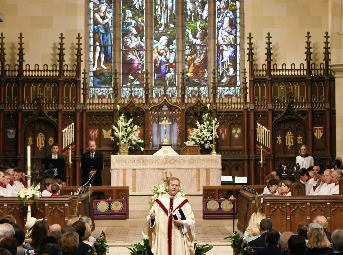 Christ Church, shown during an Easter service in 2019, will host a special service on Sept. 11 to mark the 20th anniversary of the terror attacks on the World Trade Center.