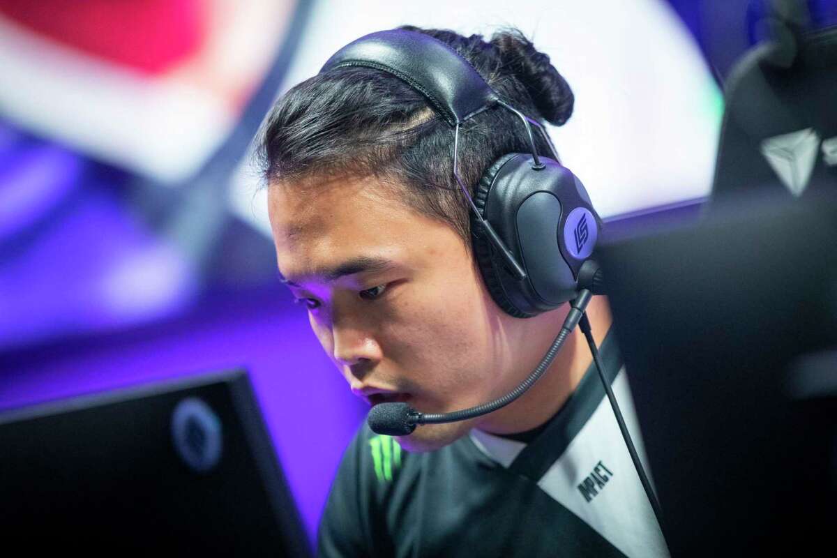 Eon-yeong 'Impact' Jong, a League of Legends professional gamer, for the esports organization Evil Geniuses, is pictured at a recent competition. Evil Geniuses team players are, in terms of global rankings, the top 30 professional esports players in the world, organization leaders said.