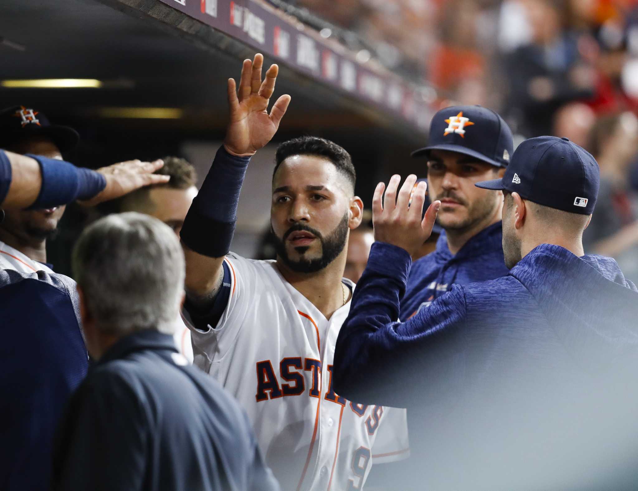 Astros activate Marwin Gonzalez, option Josh James