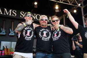 Guy Fieri and &#8216;Top Chef&#8217; Voltaggio brothers honor first responders at BottleRock