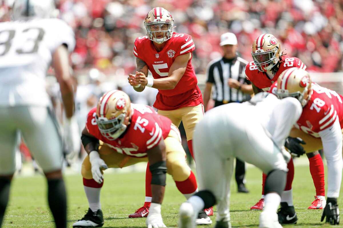 Trey Lance Scores Rushing TD as 49ers Rout Raiders in Preseason