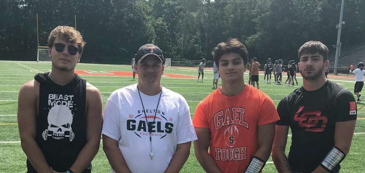 Shelton's Matthew Lockavitch, Jacob Villalobos and Tyler Rich are football coach Mike DeFelice's first captains.