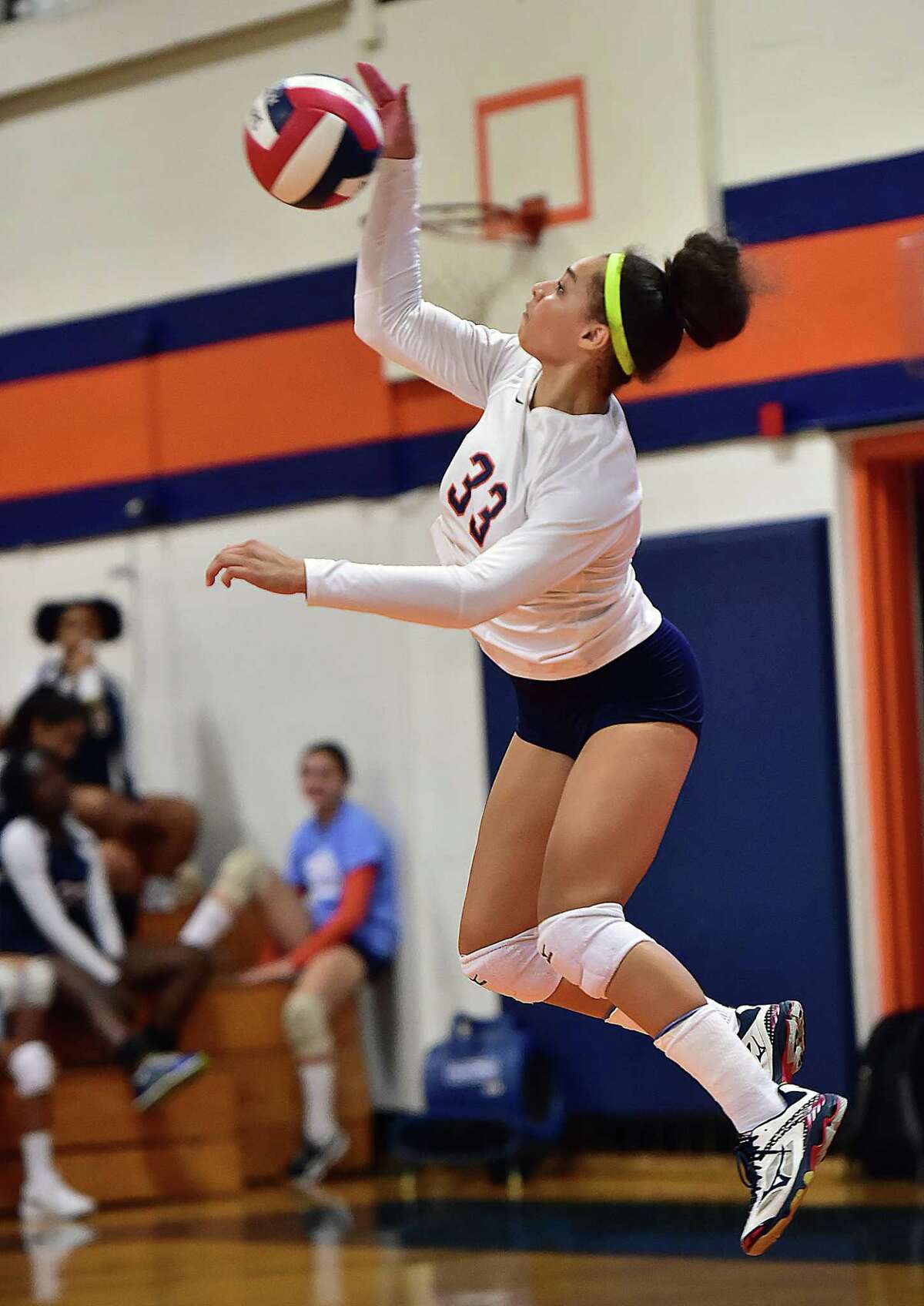 Girl, volleyball player