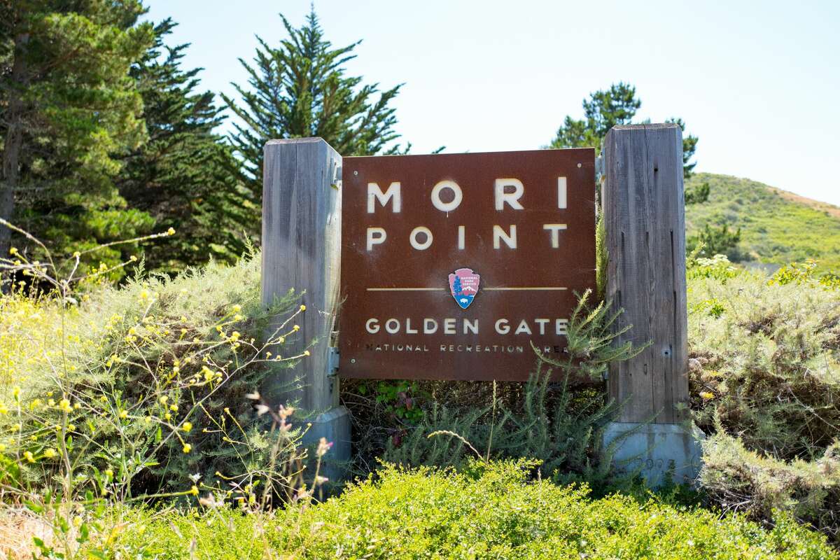 RECORD - Signage at Mori Point, part of the Golden Gate National Recreation area, in Pacifica, California, June 20, 2017.