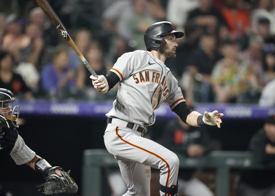 Steven Duggar leads Giants’ romp at Colorado; Logan b pitches in, too