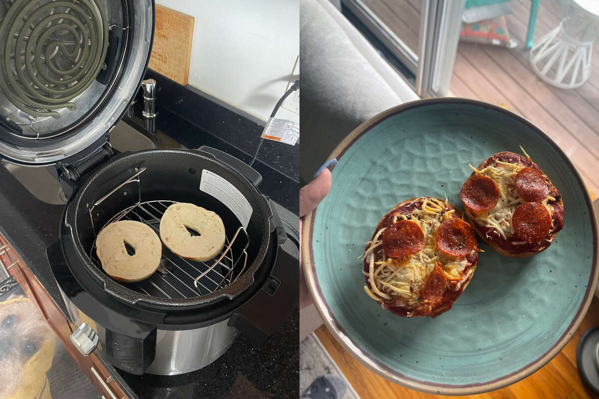 Pizza bagels were a repeat recipe for me.
