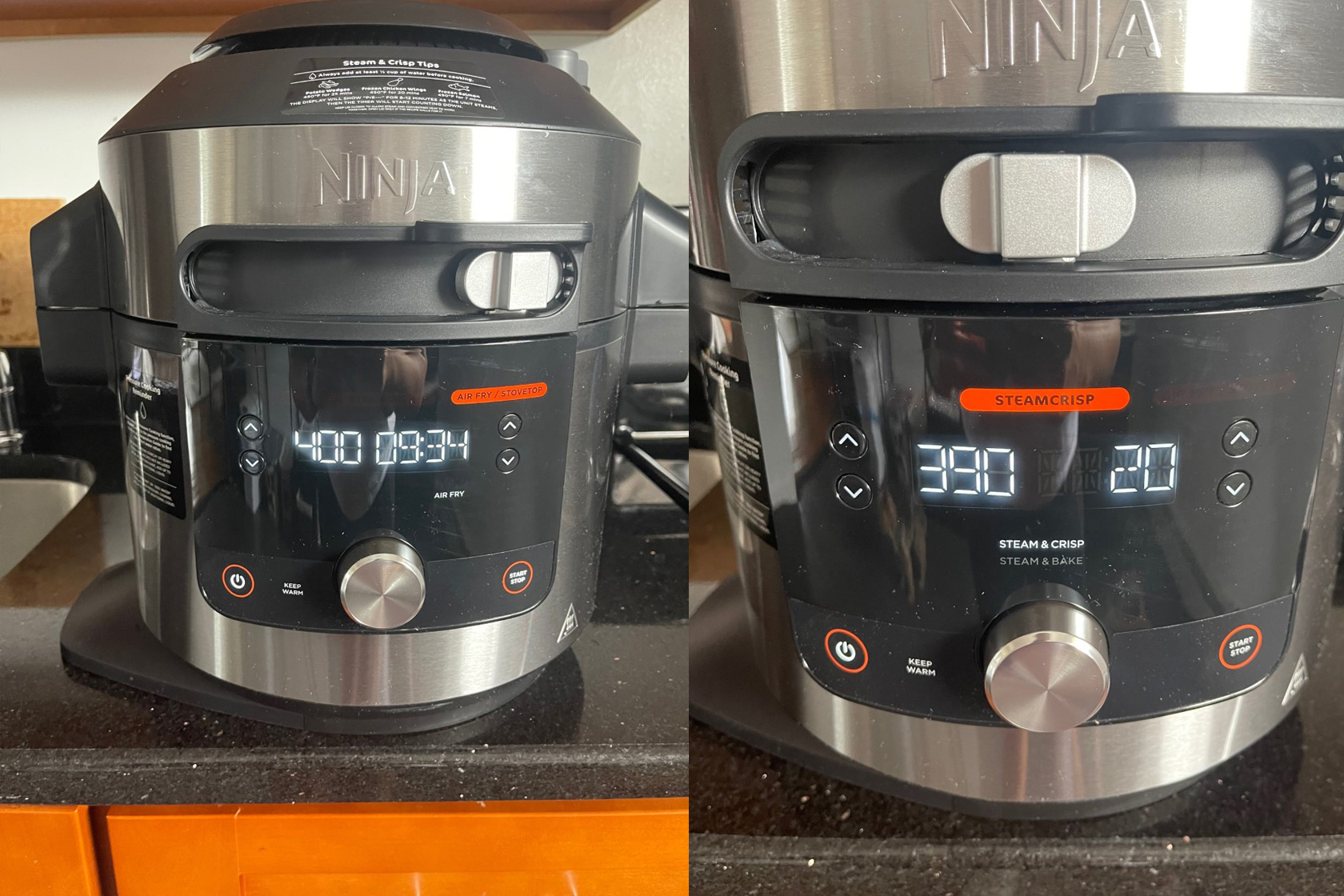 Ninja Foodi SmartLid Steam Fryer Deluxe Reversible Rack OL601 OL701