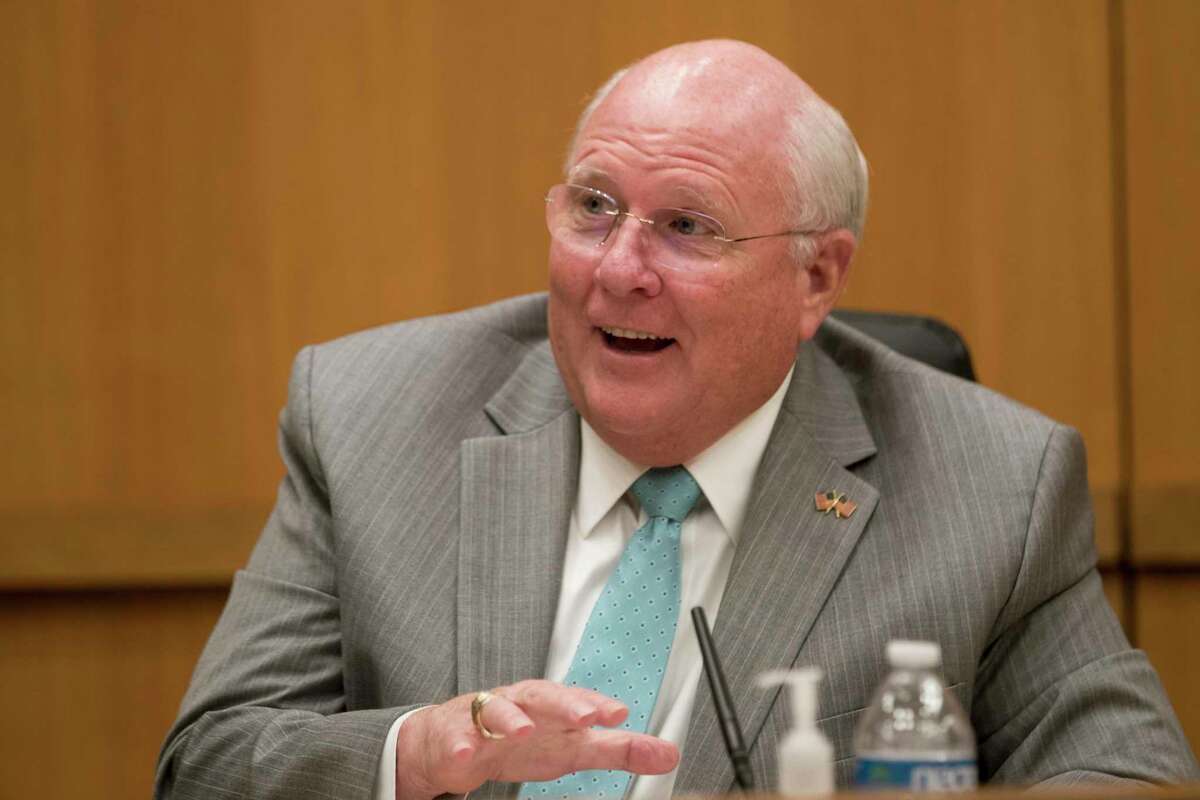 County Commissioner Tom Ramsey during Harris County Commissioners Court Tuesday, July 20, 2021 in Houston.