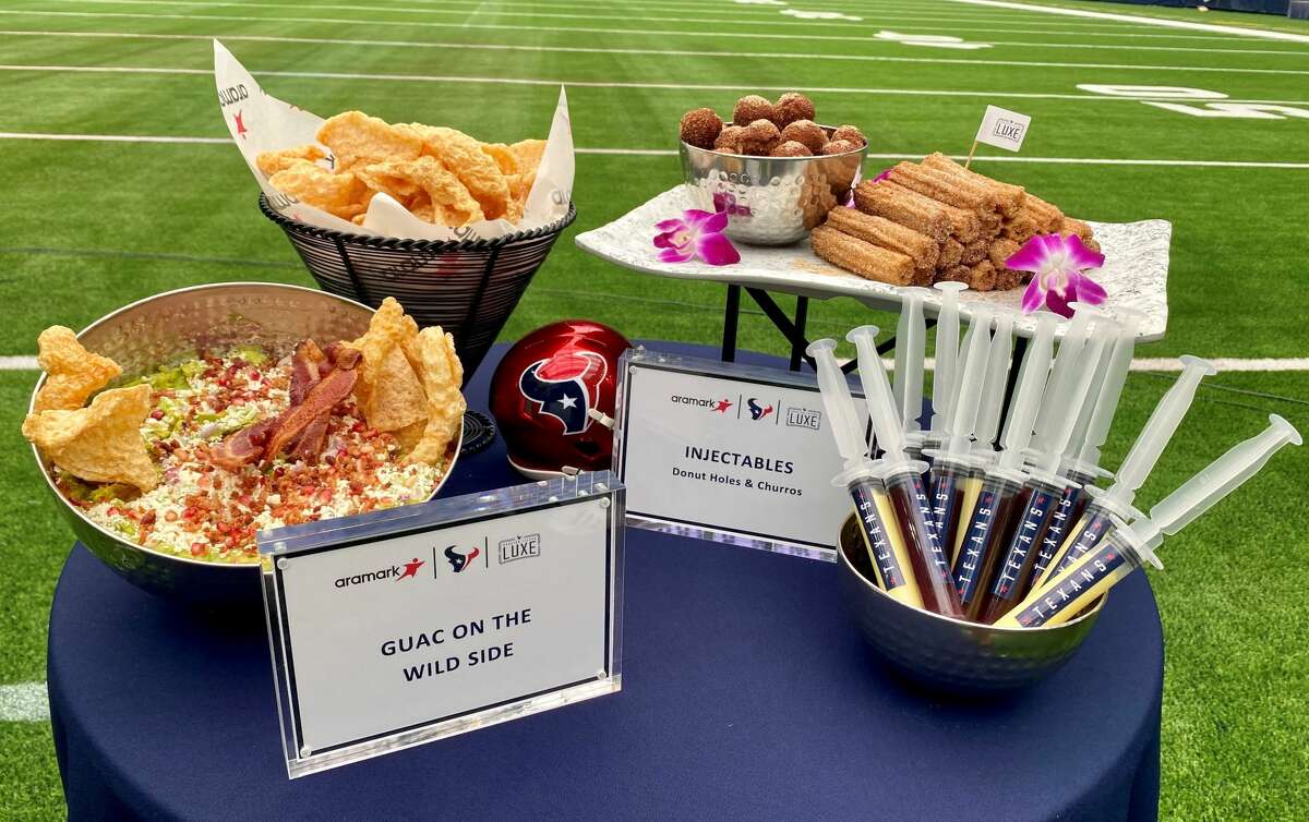 A few of the concession items at NRG Stadium this season. 