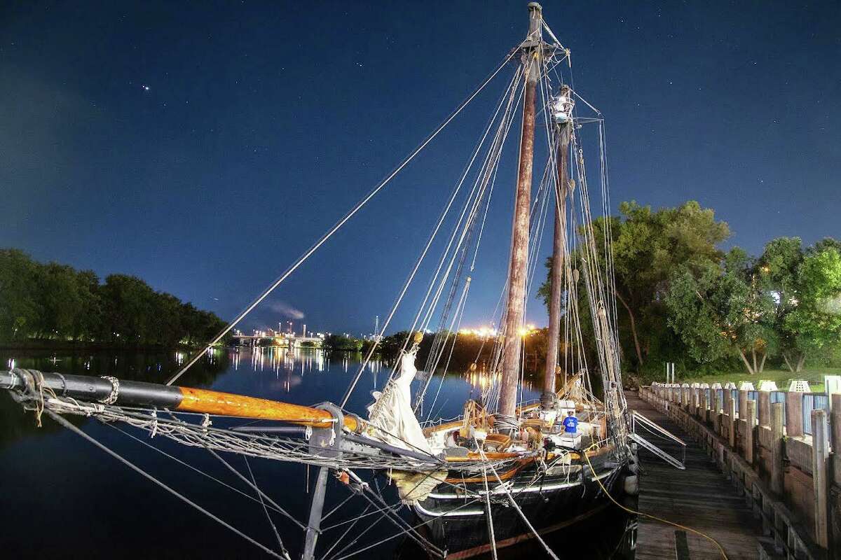The Amistad, now docked in Hartford throughout September, will be visiting Middletown’s Harbor Park in Oct. 2. The schooner arrived in the capitol city Tuesday evening.