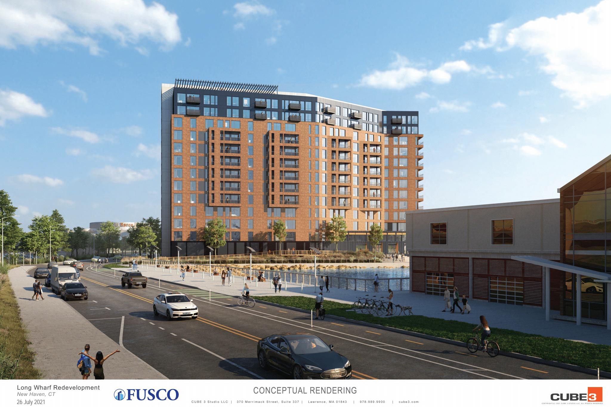 New Haven developer proposes 500 new apartments on city’s waterfront