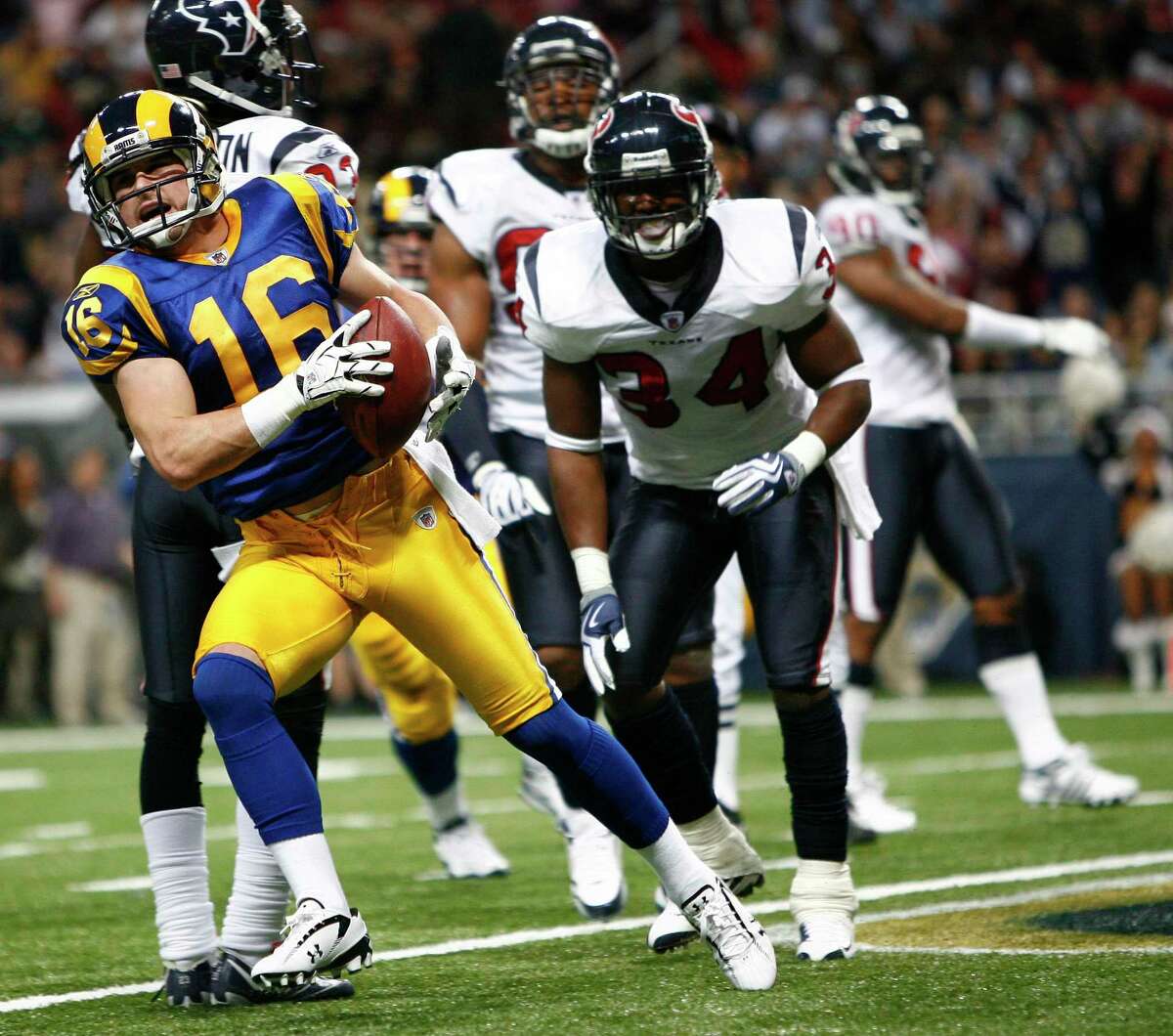 Houston Texans wide receiver Danny Amendola and Los Angeles Rams