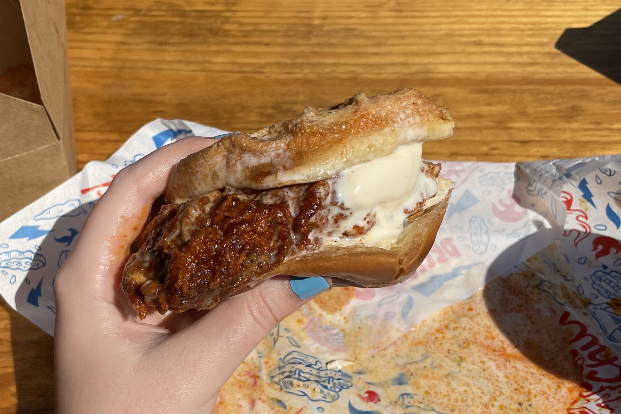 Mico's Hot Chicken in Houston Is Now Serving Spicy Chicken Sandwiches  Topped With Ice Cream - Eater Houston