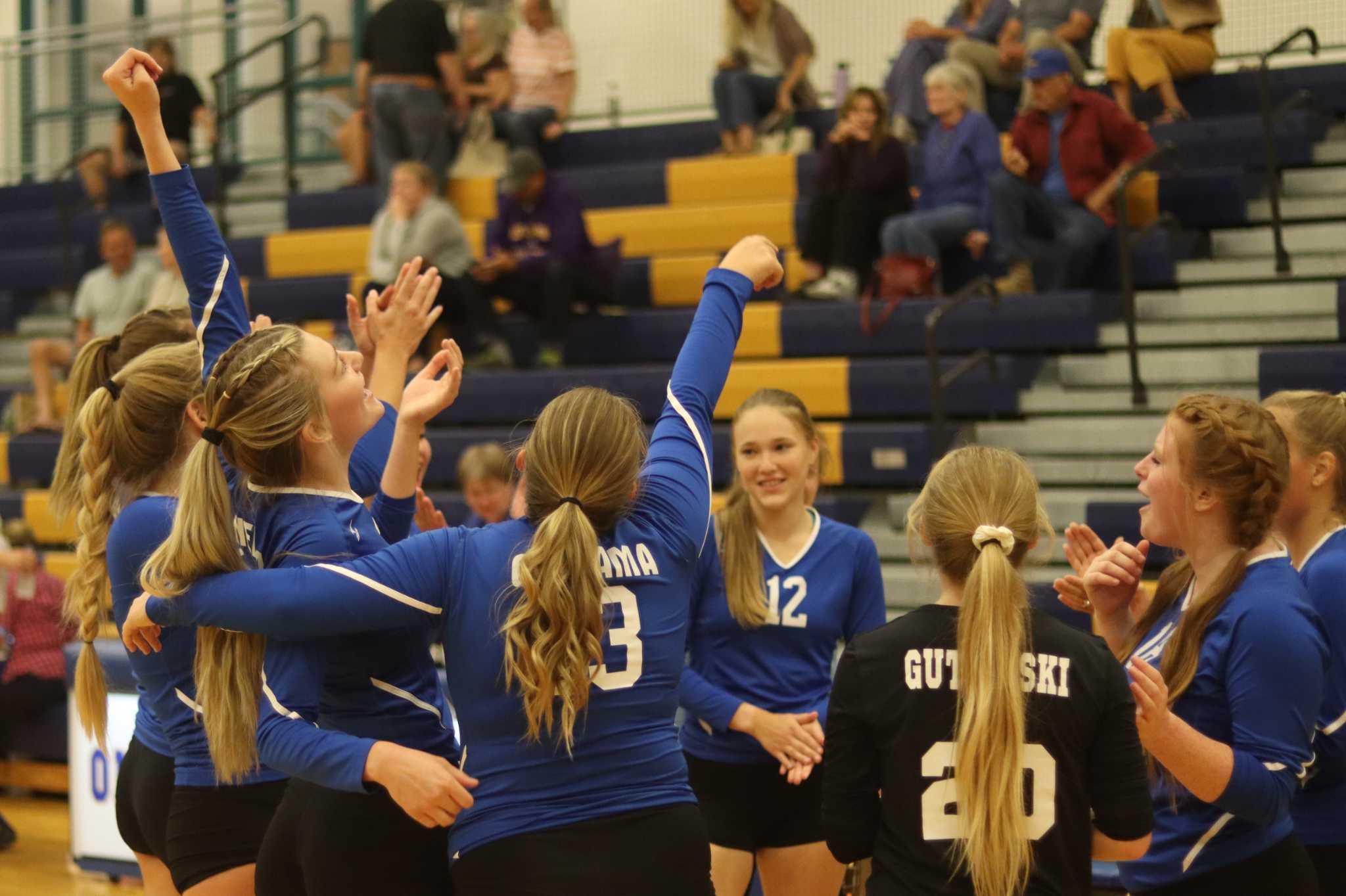 Onekama opens conference volleyball season with win to remember