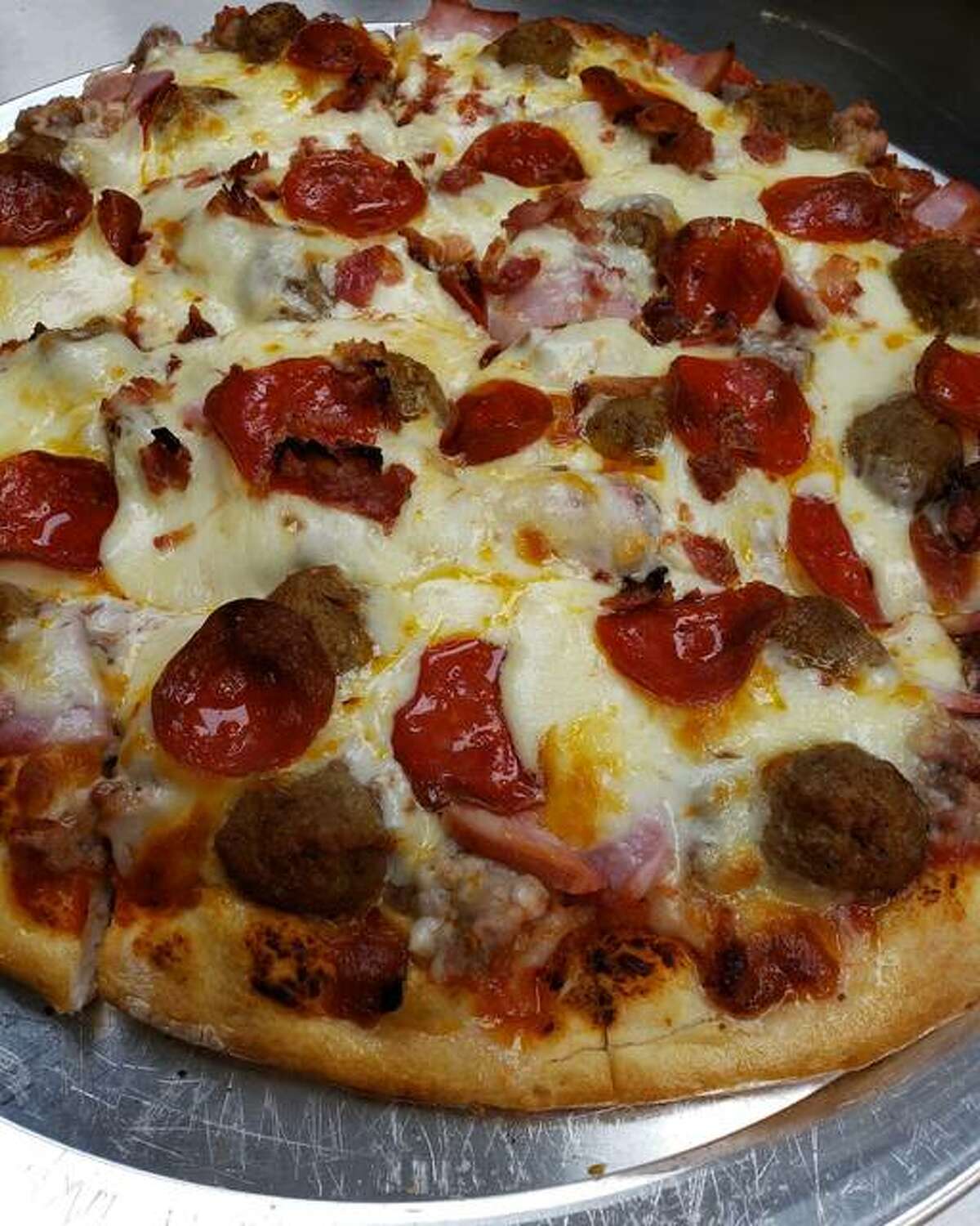Great Riverbend pizzas, like the Carnivore served at the 1880 Pizza Pasta House in Jerseyville, will be showcased Sept. 13-17 during the premier Epic Pizza Week.