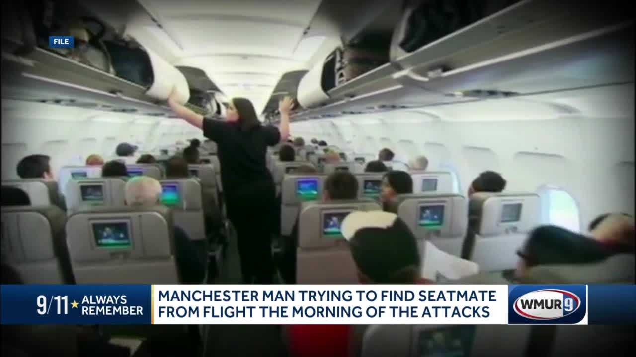 New Hampshire man trying to find seatmate from flight the morning of Sept. 11 attacks
