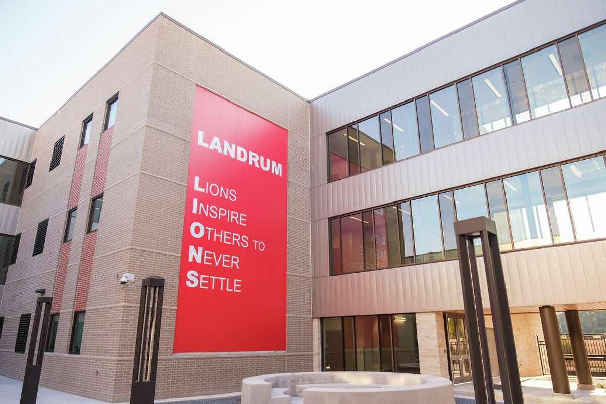 The new Landrum Middle School is the district's first three-story middle school.
