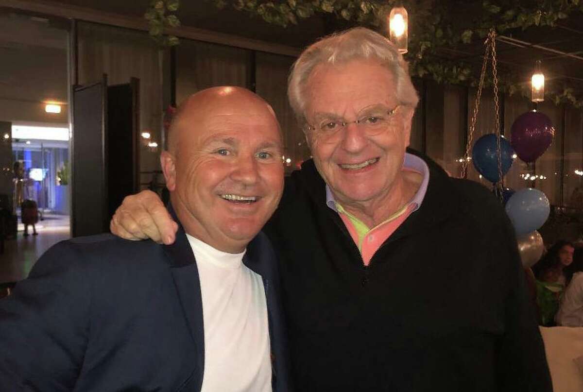 Tony Capasso of Tony's at the JHouse with TV personality and Judge Jerry Springer last week.