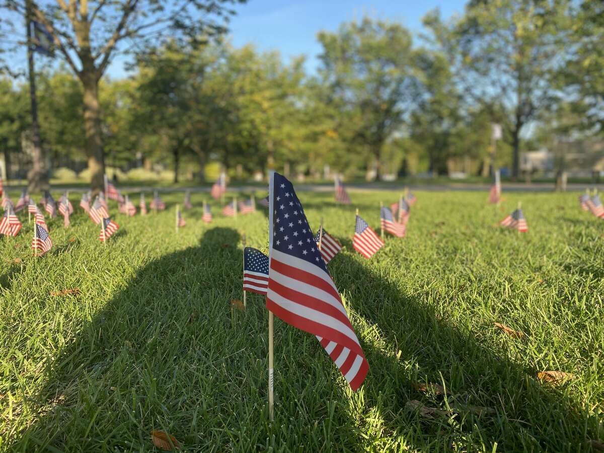 UAlbany flag display commemorates 9/11 victims