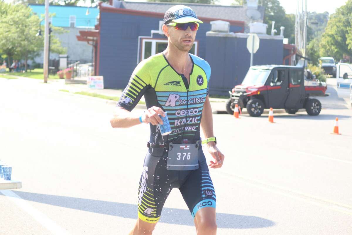 The Ironman 70.3 Michigan was held on Sept. 12, 2021 in Frankfort. The triathlon included a running, swimming and cycling portion.