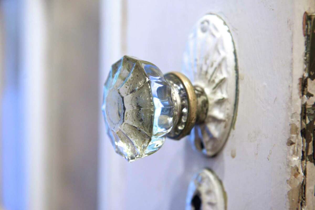 An entrance to a room.