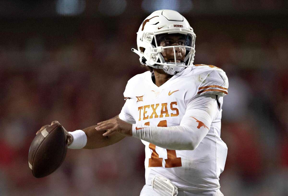 Redshirt freshman quarterback Hudson Card started Texas’ first two games. But this week against Rice, junior Casey Thompson, above, will make the first start of his career.