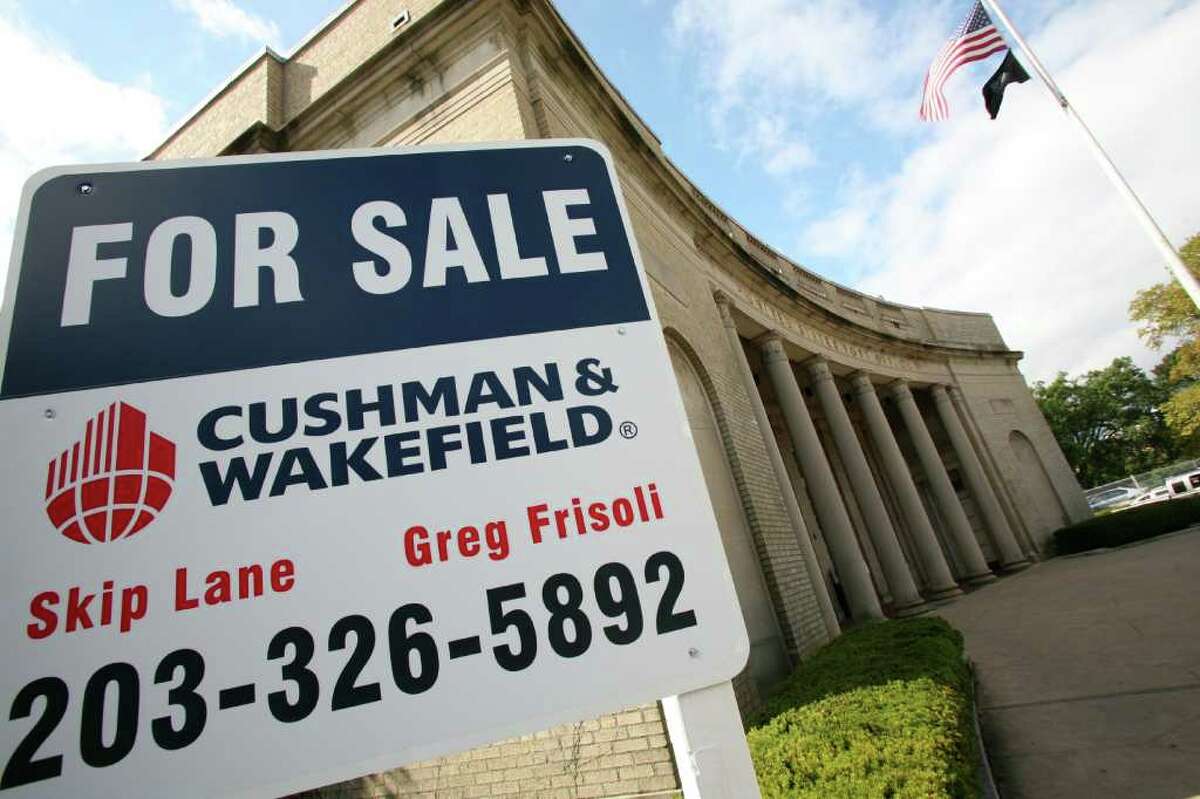 'For Sale' up at Greenwich Avenue post office