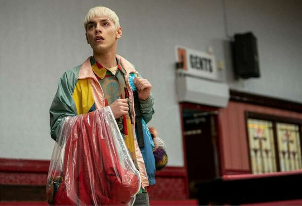 Max Harwood plays 16-year-old Jamie New from Sheffield, England, who sees himself as a future drag queen in “Everybody’s Talking about Jamie”. The film, based on the musical of the same name, will be available on Amazon Prime this weekend.