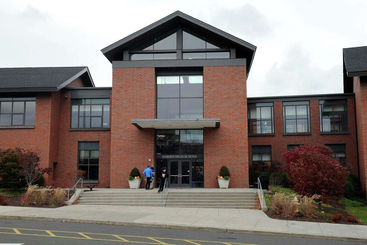 Exterior, Darien High School in Darien, Conn. Nov. 7, 2014.