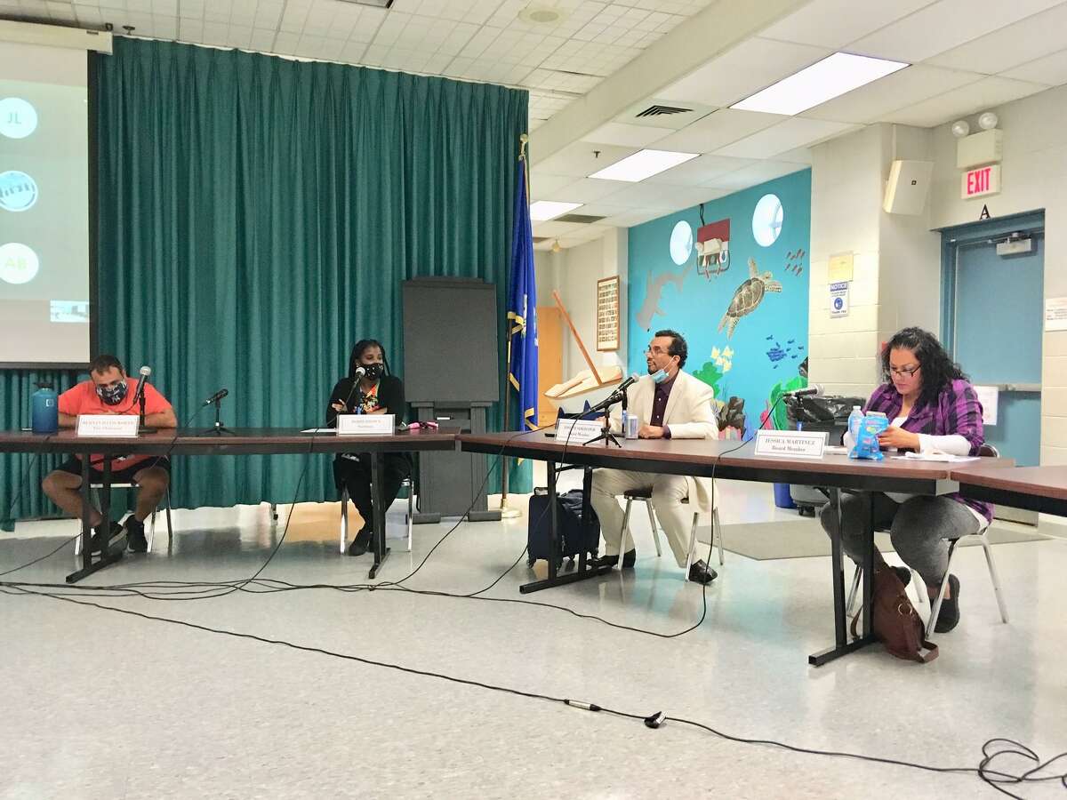 A special meeting of the Bridgeport Board of Education. Aug. 19, 2020