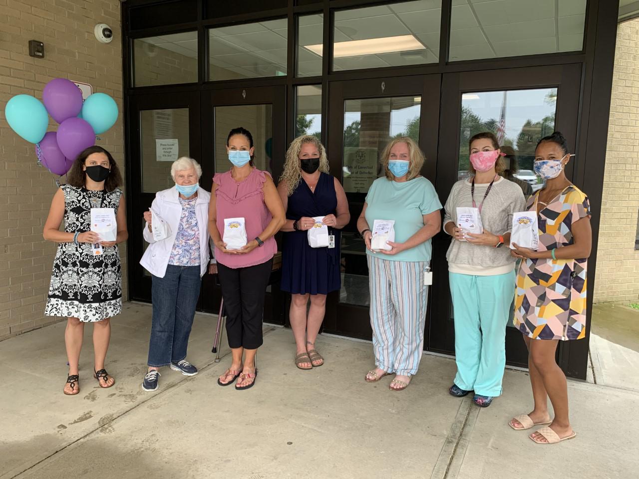Shelton school receives ‘priceless’ gifts from nearby seniors