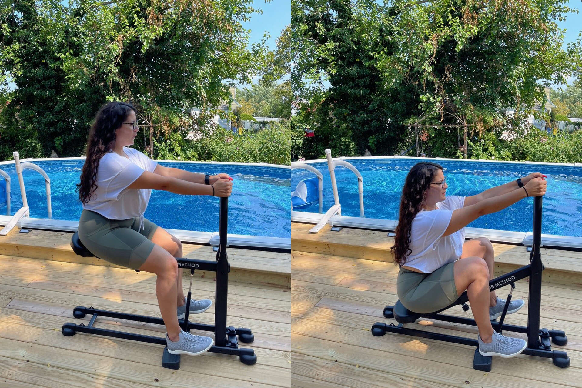 The DB Method is the perfect machine for people who never feel squats in their glutes