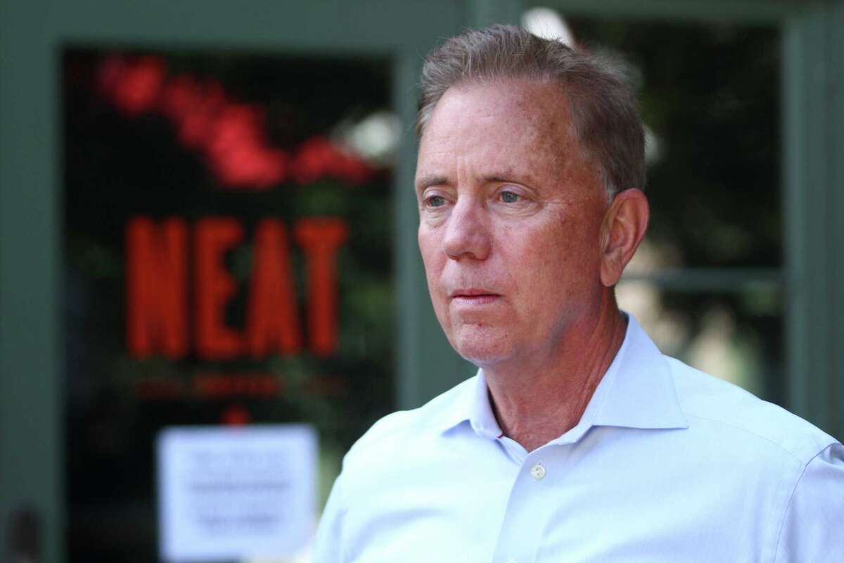 Gov. Ned Lamont in Darien earlier this month.