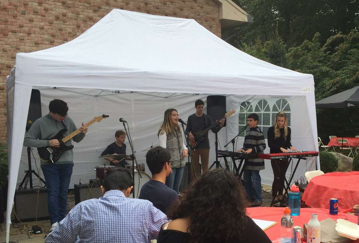 The St. Francis of Assisi Parish Family Fun Carnival at 35 Norfield Road in Weston, is taking place on the event’s eleventh anniversary, from noon to 6 p.m., Oct. 2, and Oct. 3, rain, or shine. Live music, including from the members of the band, the Fairfield School of Rock, is shown.